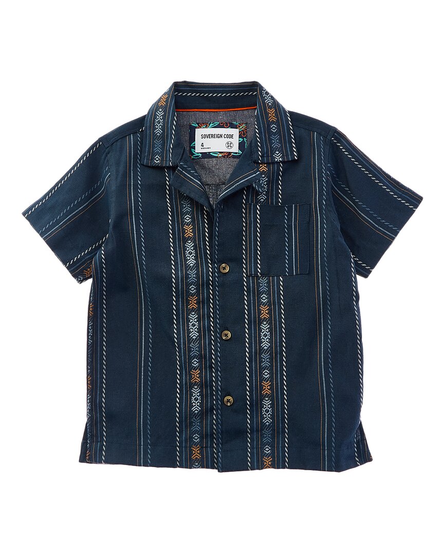 

Футболка с надписью «Sovereign Code Tour», синий