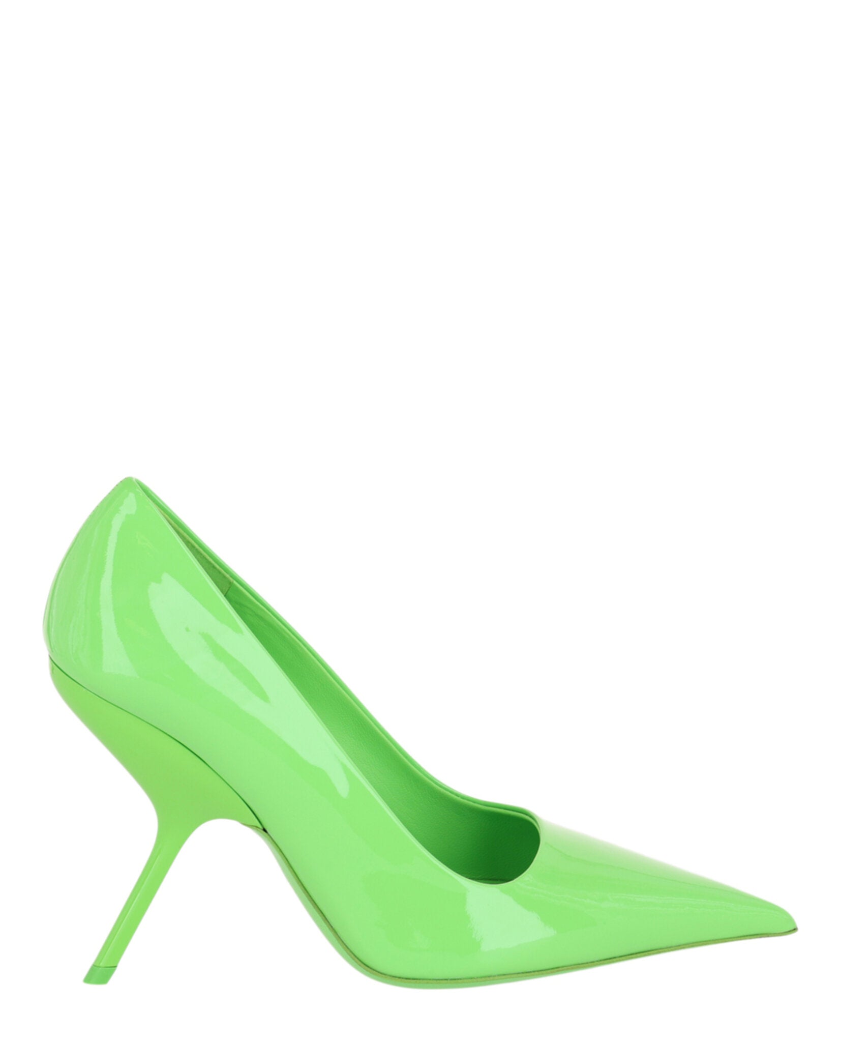 Туфли Eva X5 из лаковой кожи Salvatore Ferragamo, зеленый