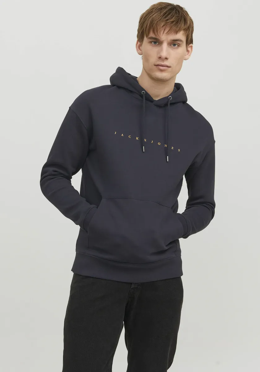 

Толстовка Jack & Jones с капюшоном "JJESTAR JJ SWEAT HOOD NOOS", синий