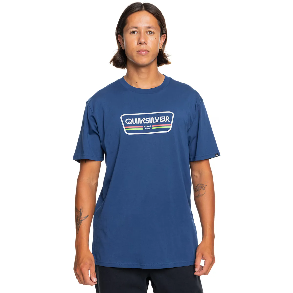 

Мужская футболка Range Life Front Quiksilver, синий