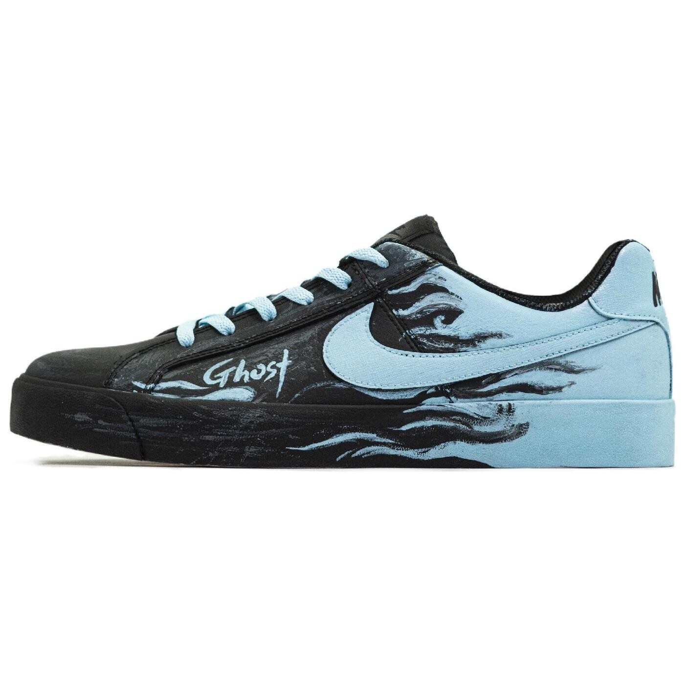 

Кроссовки для скейтбординга Court Royale, унисекс, низкие, черный/синий Nike