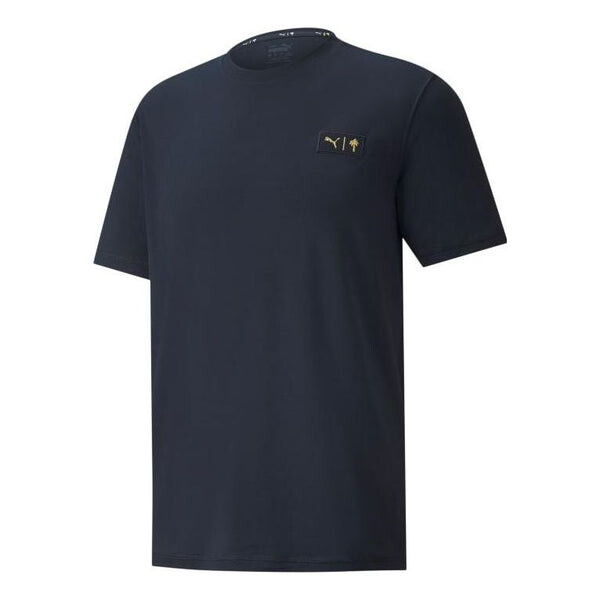 

Футболка x palm tree crew golf tee 'navy' Puma, синий