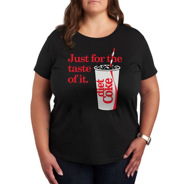 

Футболка с принтом «Plus diet coke for the taste of it» Licensed Character, черный