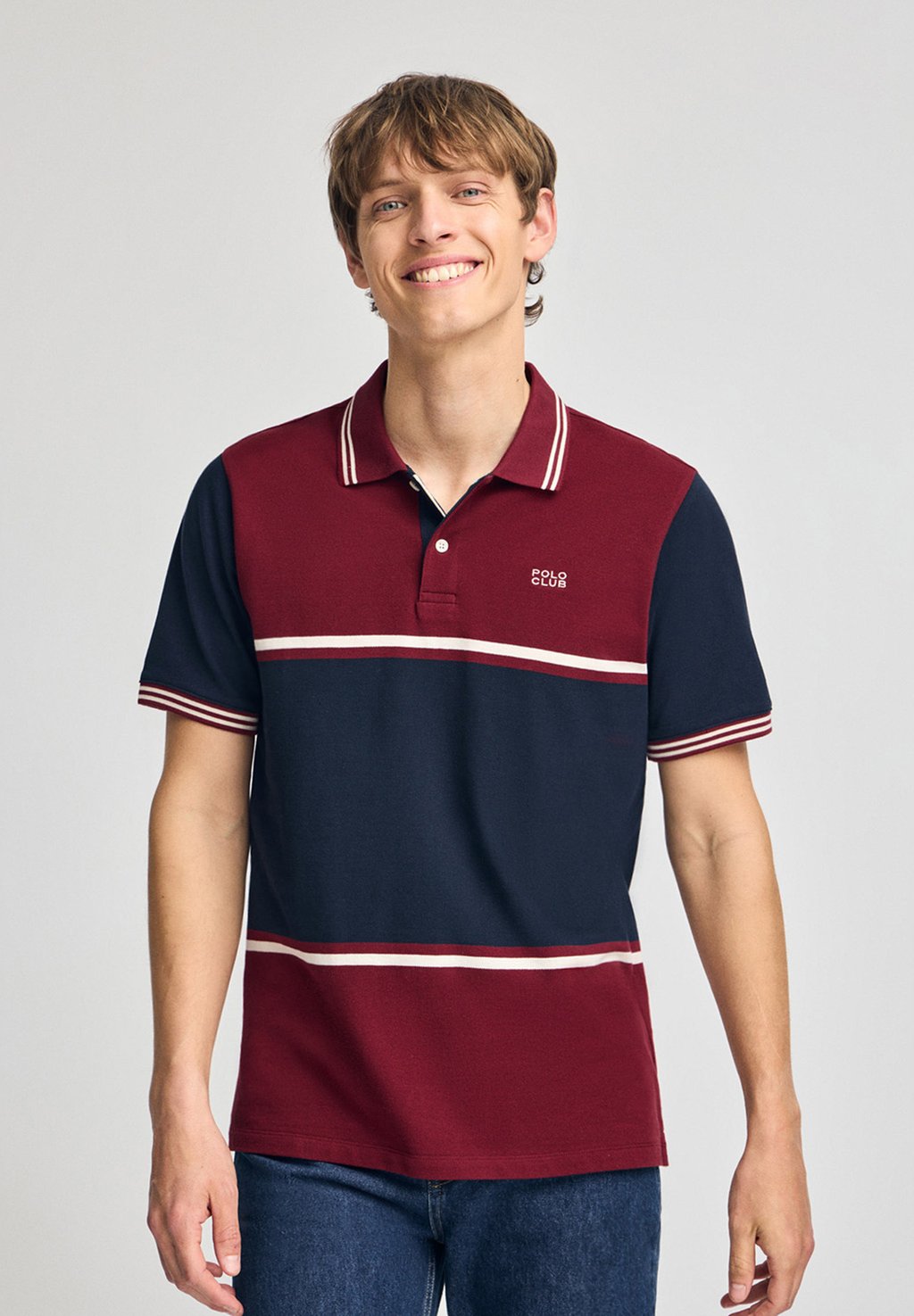 

Рубашка поло SHORT SLEEVE 2 BUTTONS M SS LF PC PS VEIL P Polo Club, бургундия