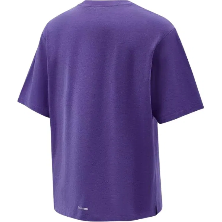 Детская футболка с круглым вырезом Adidas, Purple — фото 3