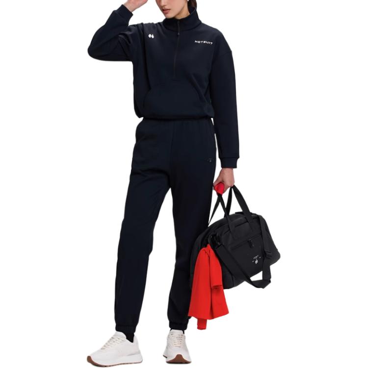 

Вязаные спортивные брюки для женщин HOTSUIT, черный