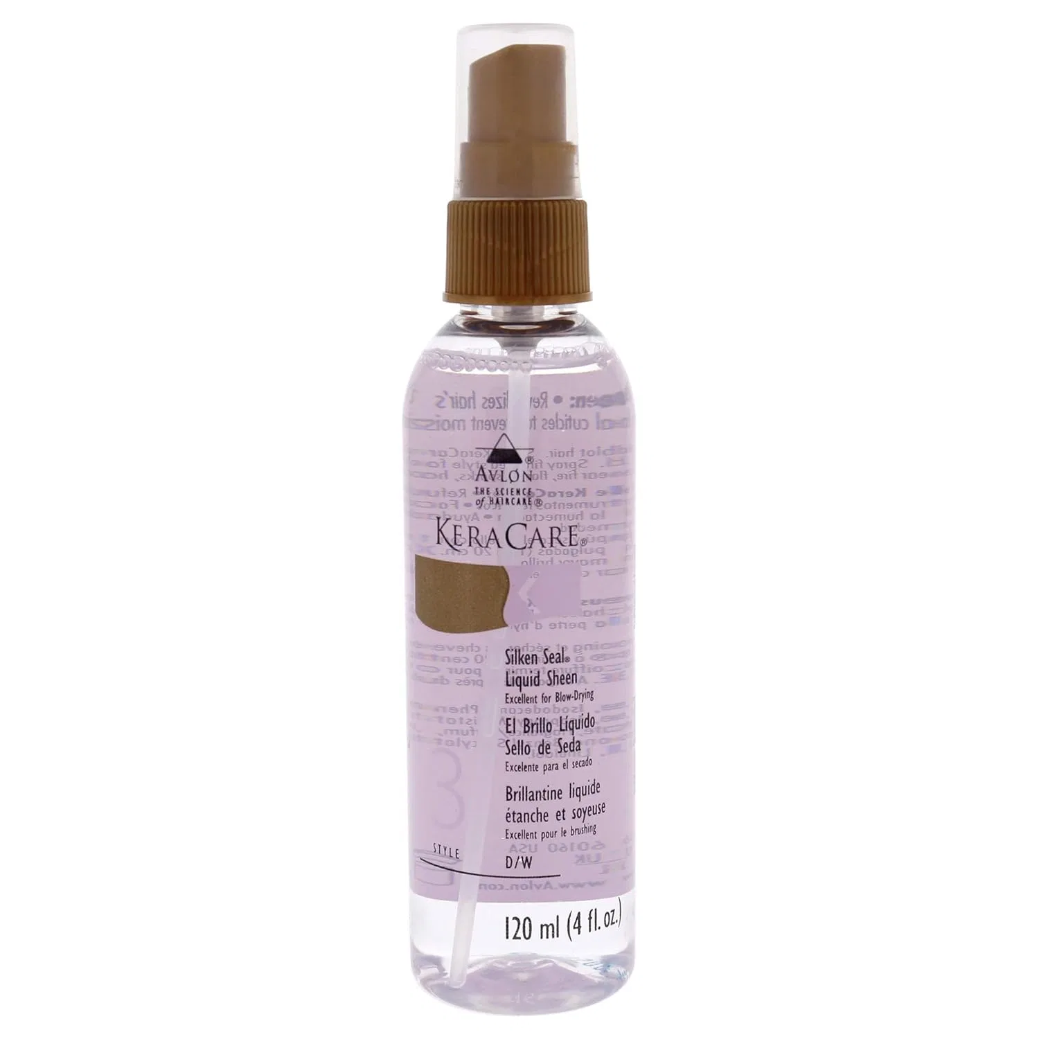 Спрей для блеска волос Avlon Keracare Silken Seal Liquid Sheen Style 3, 420 мл Avlon — фото 2