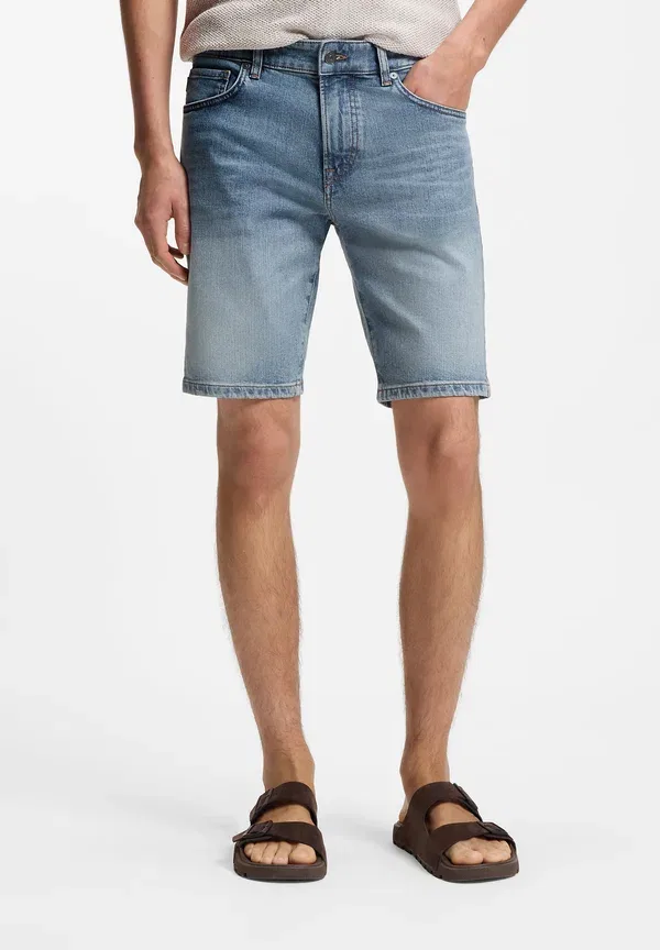 Шорты Re.Maine shorts bo denim shorts Boss, светло-голубой