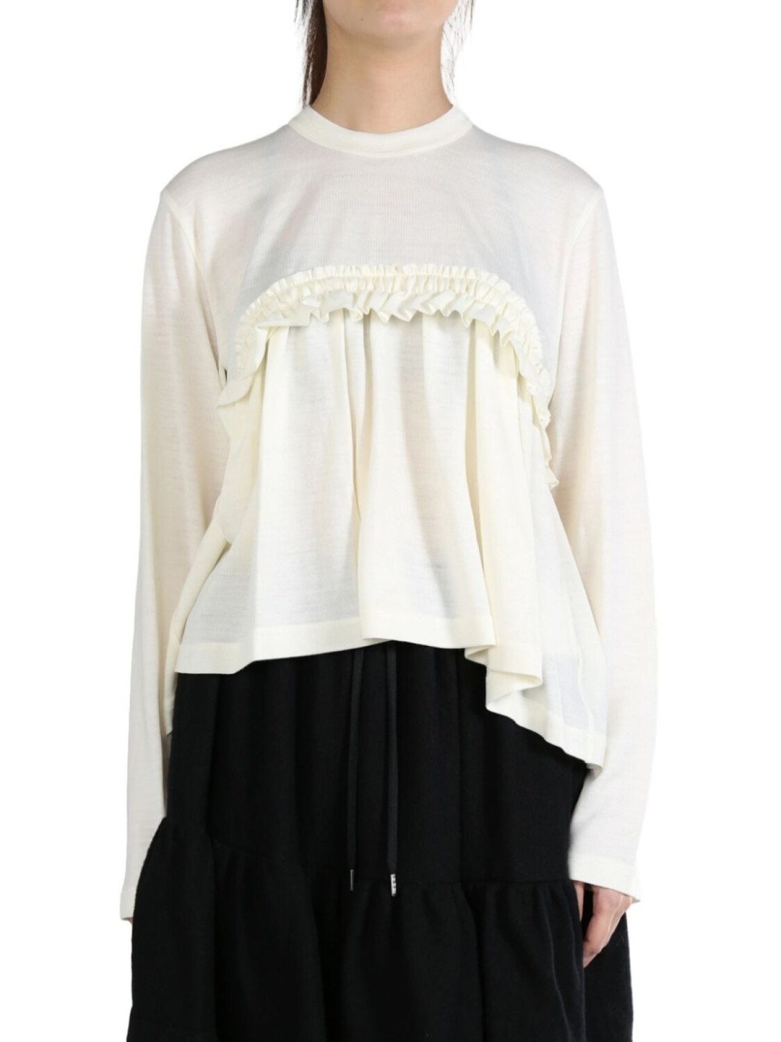 

Мятая футболка Noir Kei Ninomiya, серый