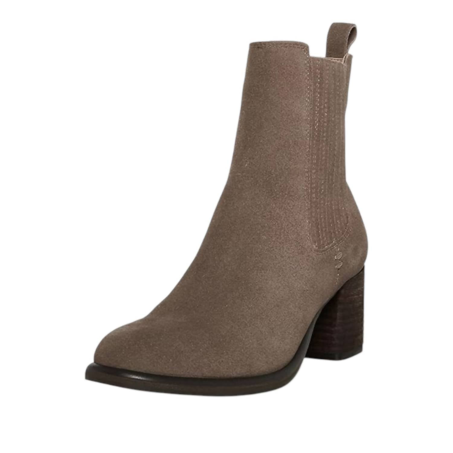 Женские ботильоны Sonali из темно-серой замши Blondo, цвет dark taupe suede