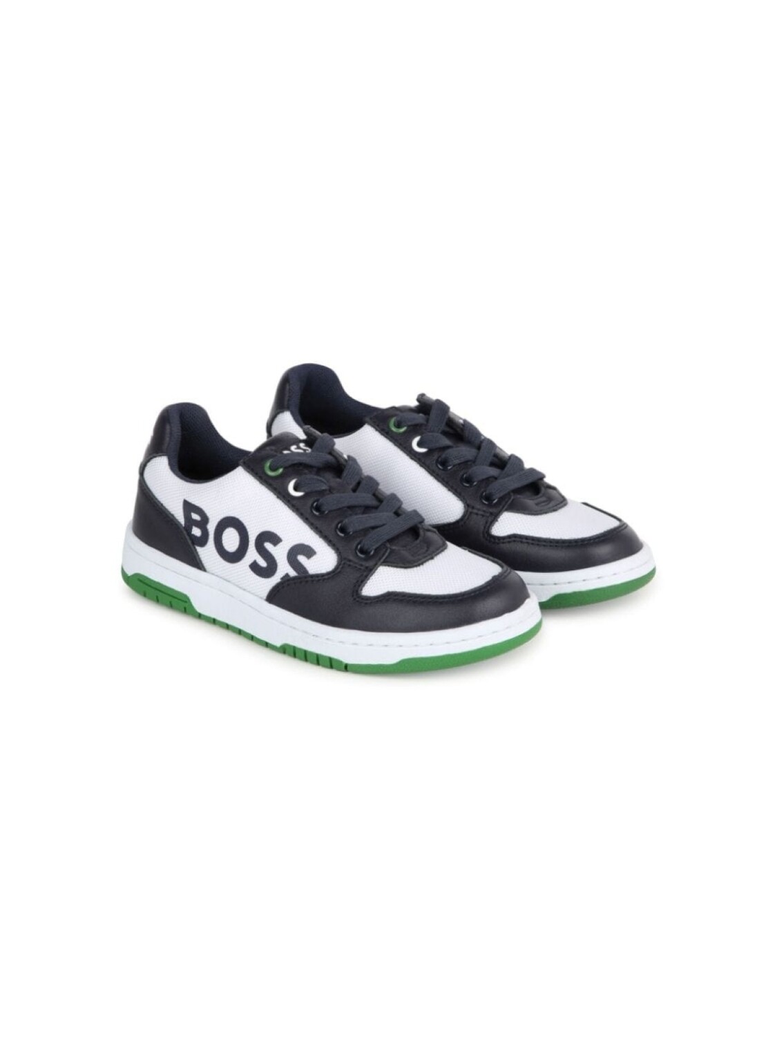 

BOSS Kidswear кроссовки с логотипом, синий