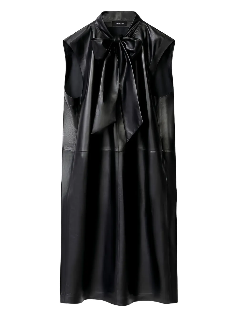 

Платье миди без рукавов с галстуком на шее Fabiana Filippi, черный