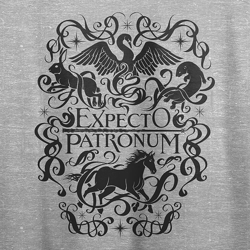 

Детская футболка с рисунком Harry Potter Expecto Licensed Character, серый
