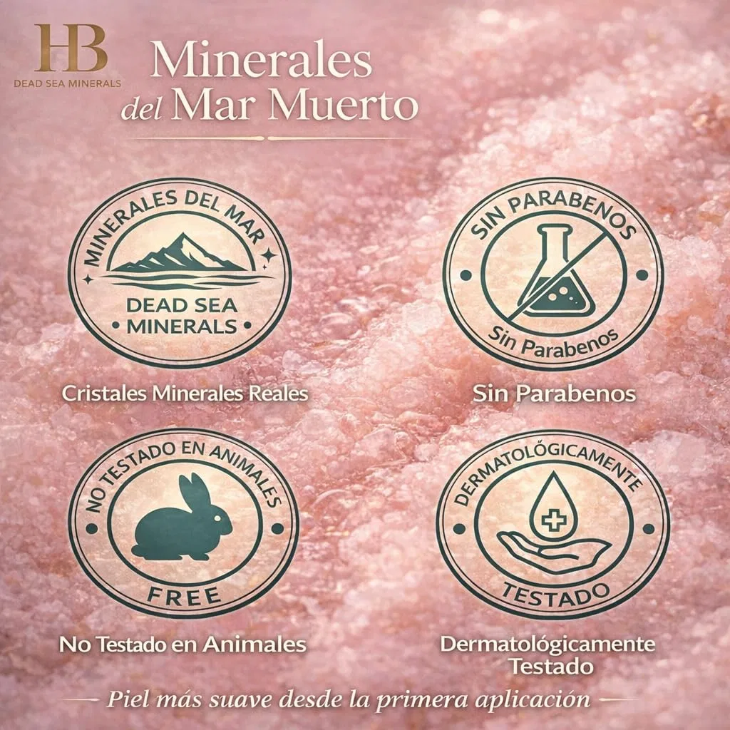 Ароматический пилинг для тела «Роза» с минералами Мертвого моря Health & Beauty H & B Health & Beauty Dead Sea Minerals — фото 2