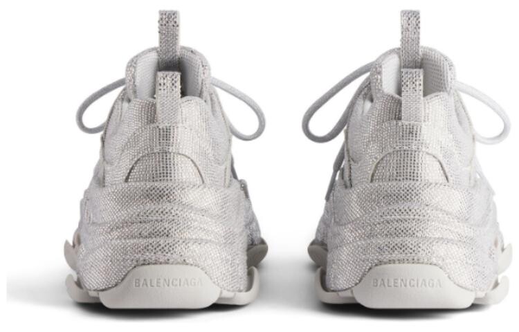 Кроссовки Balenciaga Triple S, светло-серый — фото 4
