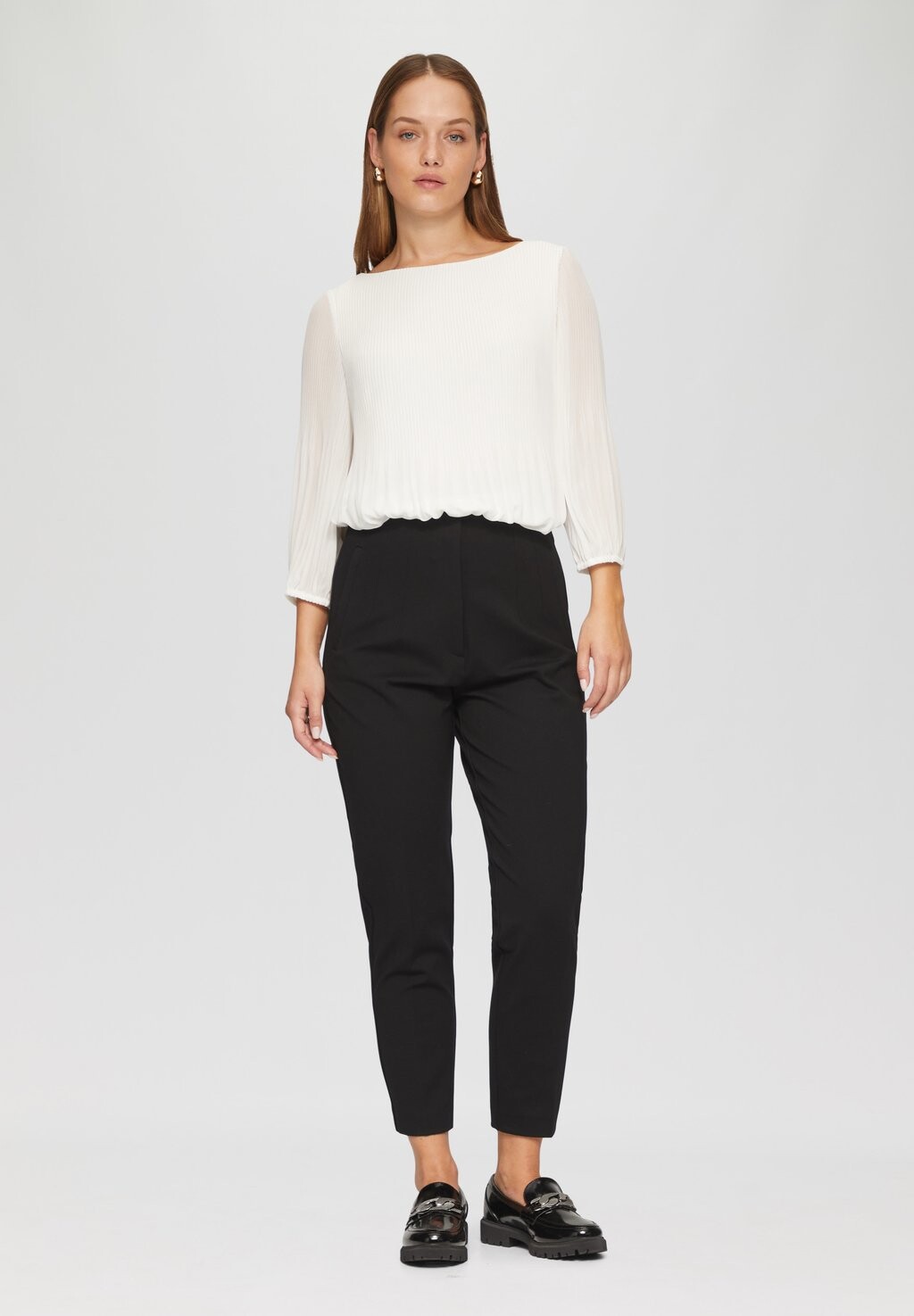 

Брюки MIT TAPERED LEG s.Oliver BLACK LABEL, черный