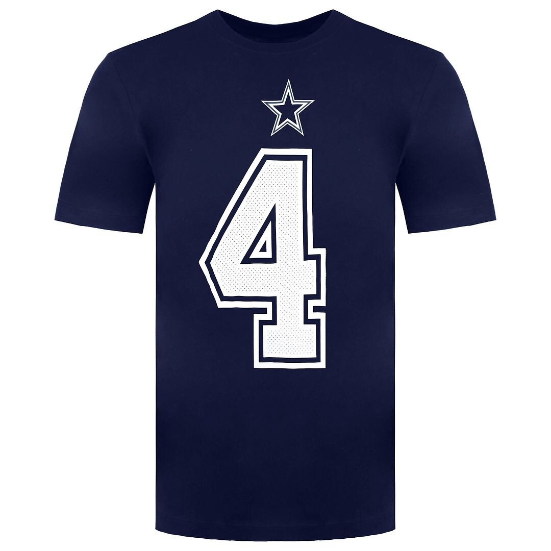 

Футболка nfl dallas cowboys 4 dak prescott Nike, синий