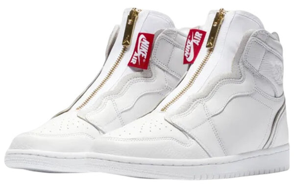 Кроссовки 1 ретро высокая молния Air Jordan, белый — фото 3