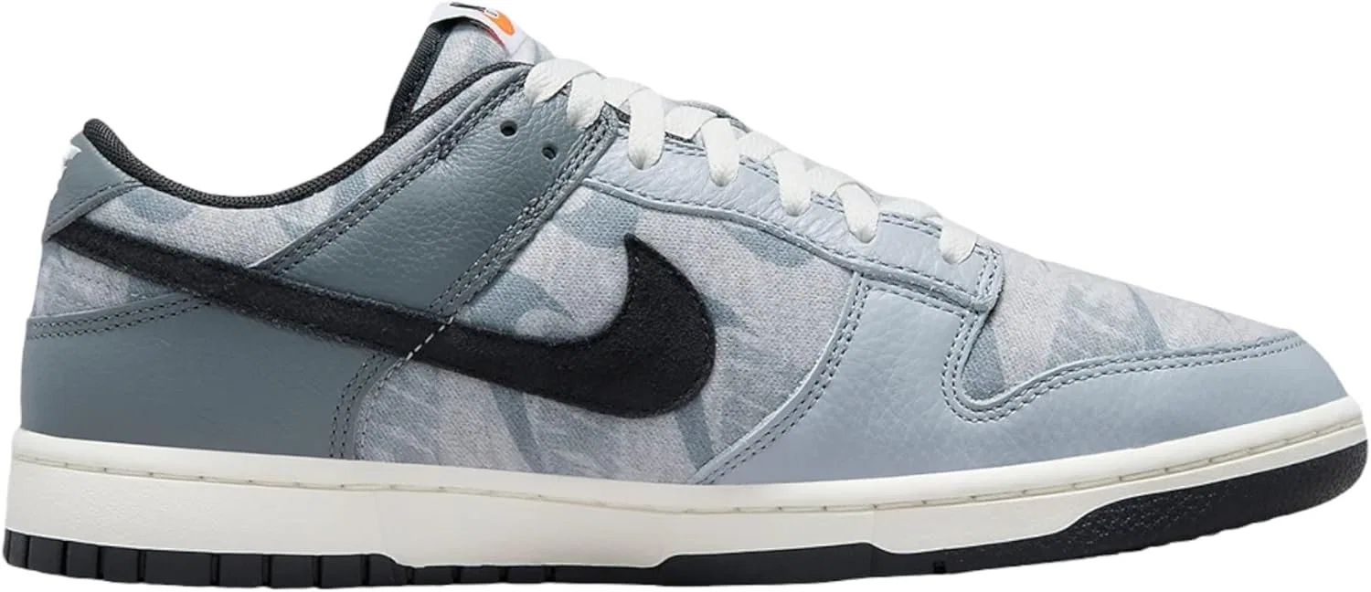 Кроссовки мужские Nike Dunk Low Retro, цвет Purple Grey Light Mist — фото 2