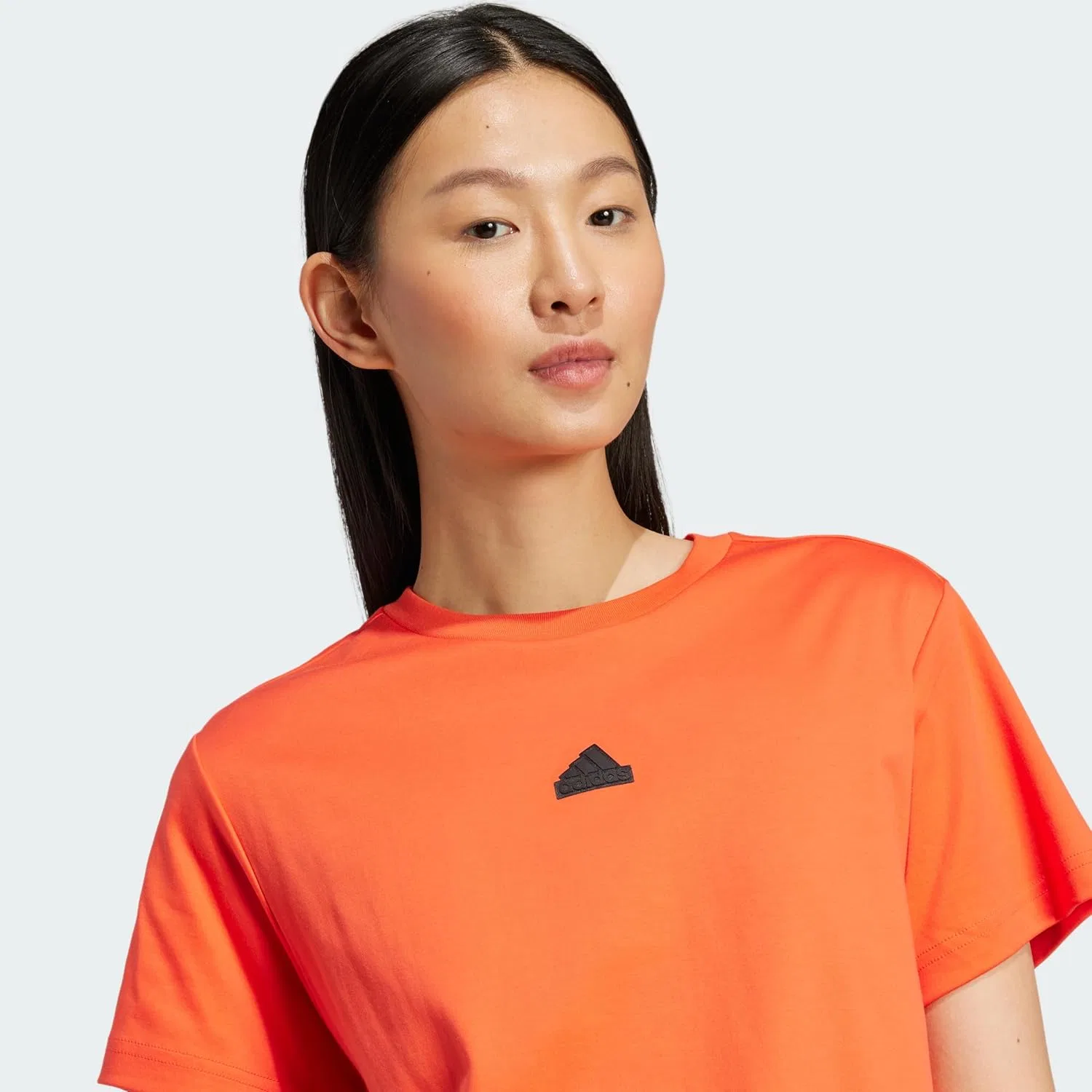 Футболка женская, adidas, Bright Red — фото 2