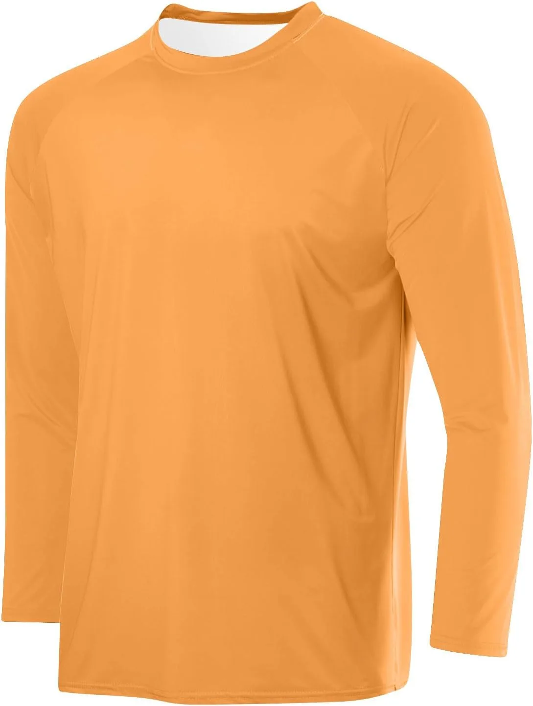 

Мужская футболка с длинным рукавом Basic Solid Crewneck, комфортная, быстросохнущая