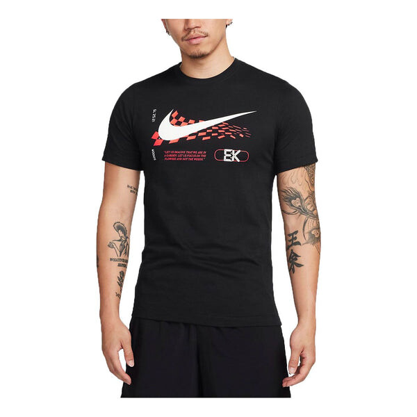 

Футболка dri fit graphic running t shirt asia sizing Nike, черный