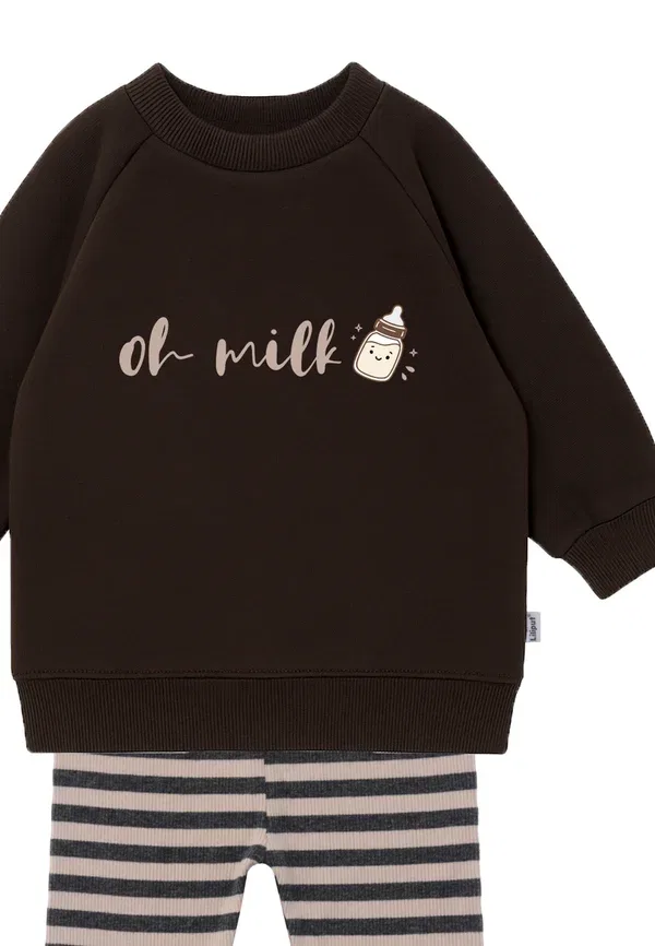 Свитшот Liliput Set oh milk, коричневый — фото 4