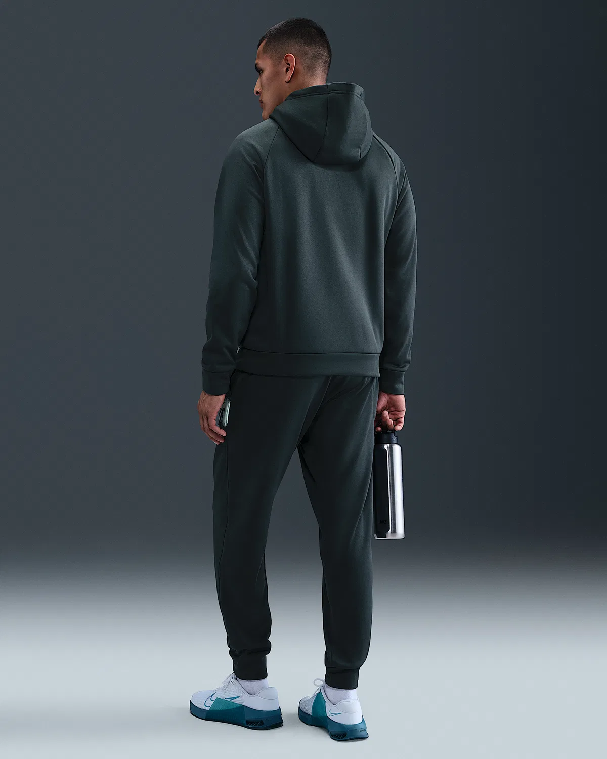 Мужские флисовые джоггеры Nike Therma-FIT, Seaweed — фото 4