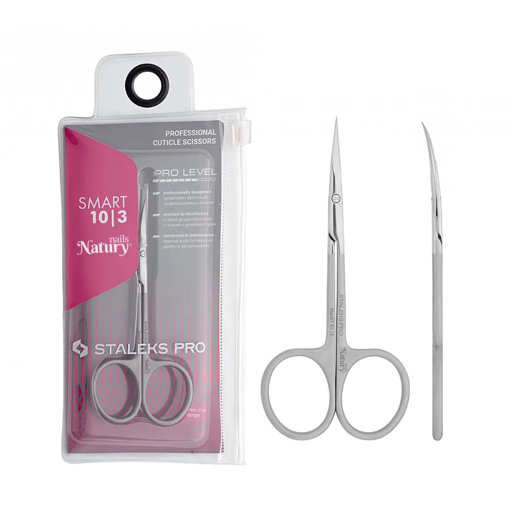 Профессиональные ножницы для кутикулы «Smart SS-10/3» от STALEKS PRO Natury Nails