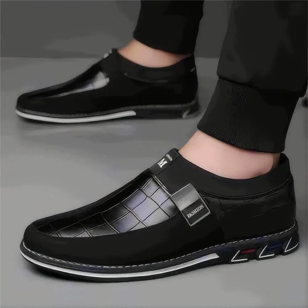 Мужские лоферы из кожи, повседневные, Comfort, черный Asifn — фото 2