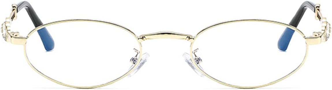 

Женские овальные солнцезащитные очки со стразами, металлическая оправа, модные ретро-очки в стиле панк с бриллиантами, защита от ультрафиолета UV400, модель 3906 Melrose, Gold Clear