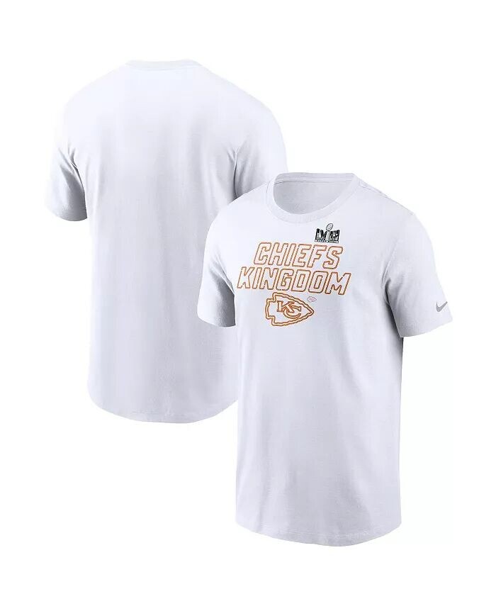 

Мужская белая футболка Kansas City Chiefs Super Bowl LVIII Local Nike, белый