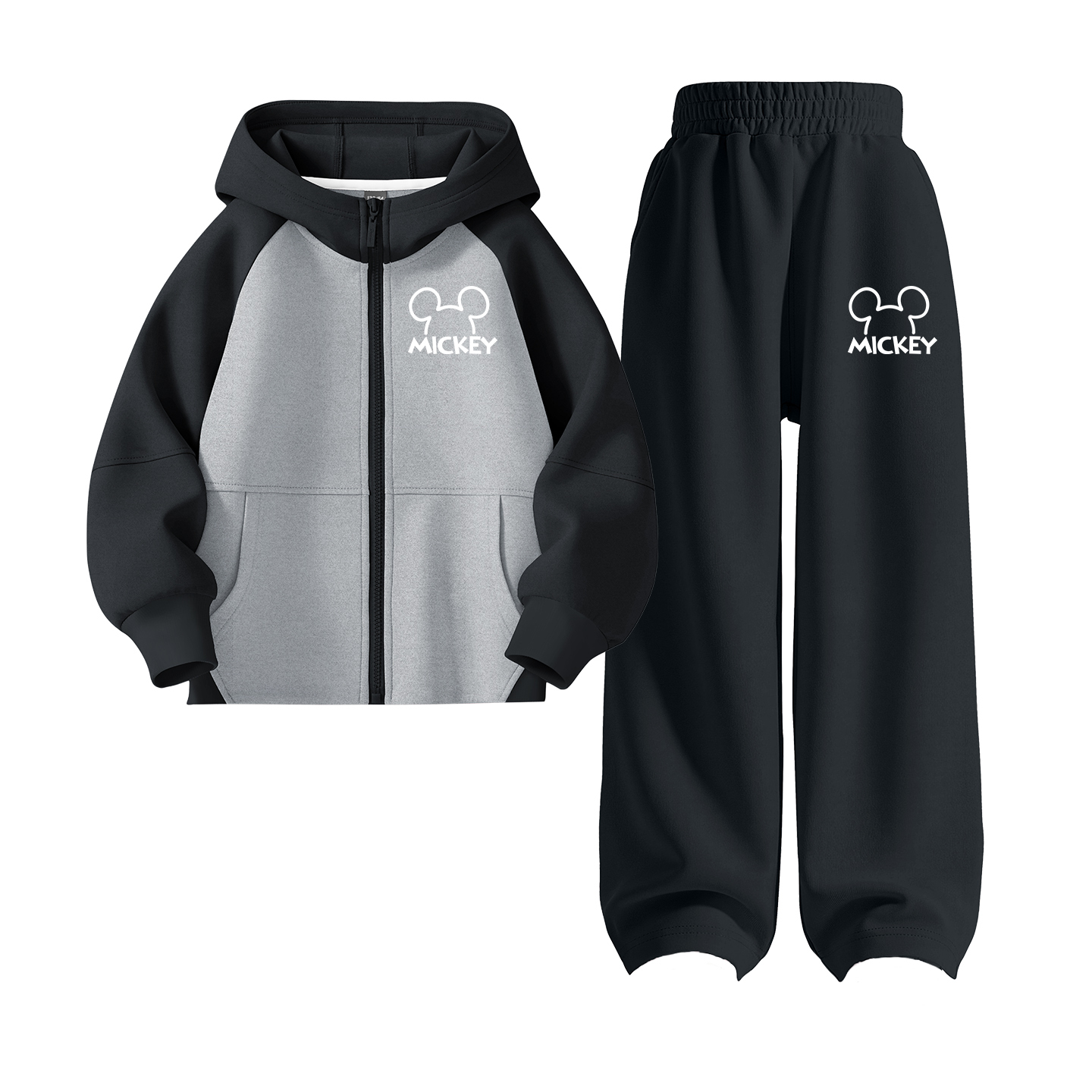 

Детская повседневная спортивная одежда Disney, черный