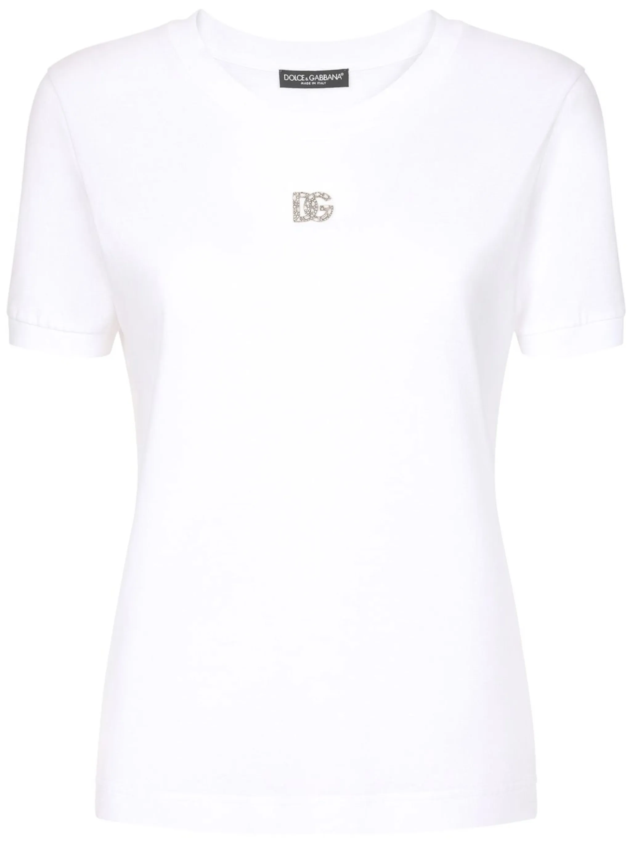 

Футболка с кристаллами Dolce & Gabbana, белый