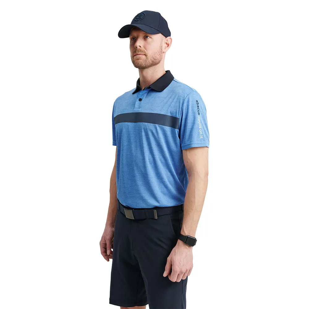 

Поло с коротким рукавом Abacus Golf Hudson Drycool, синий