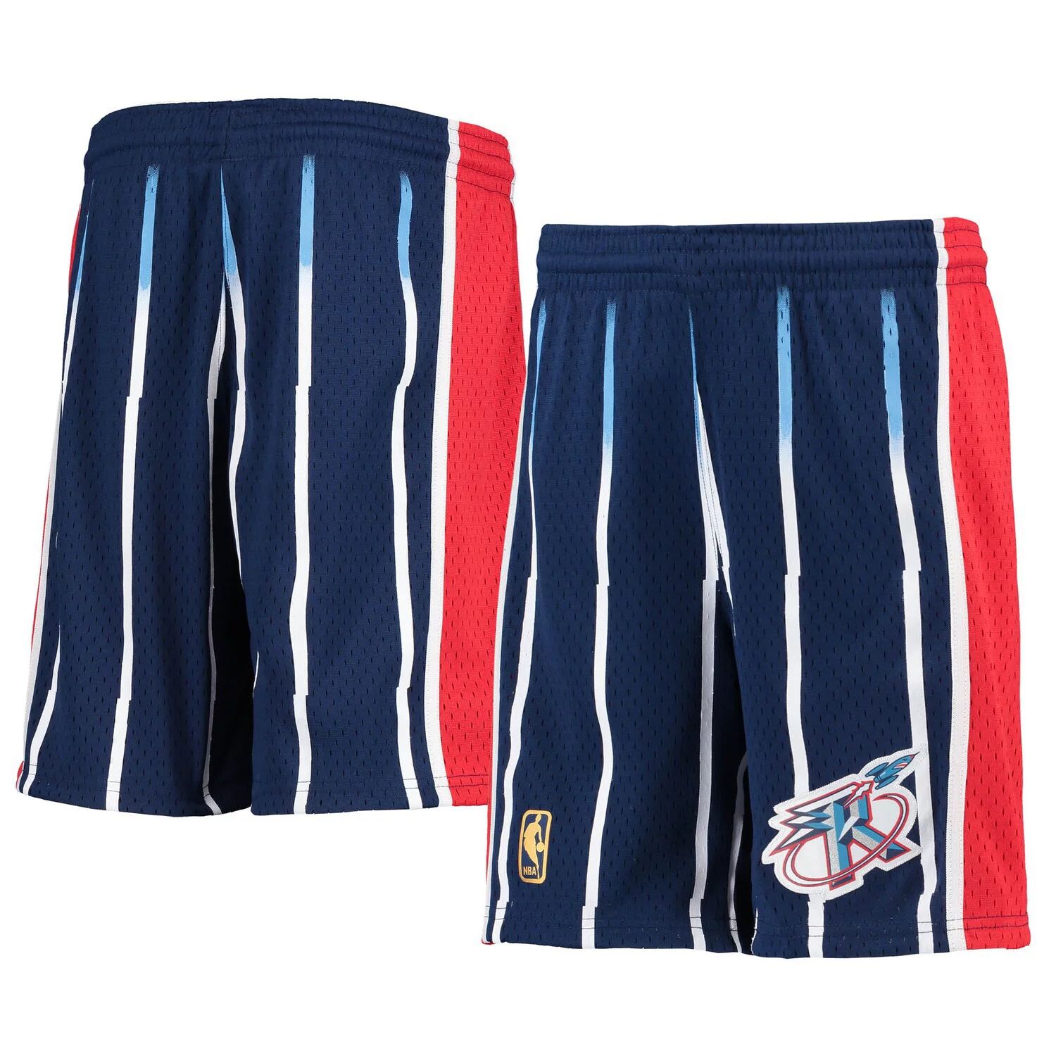 

Молодежные шорты Mitchell & Ness Navy Houston Rockets Hardwood Classics Swingman Unbranded