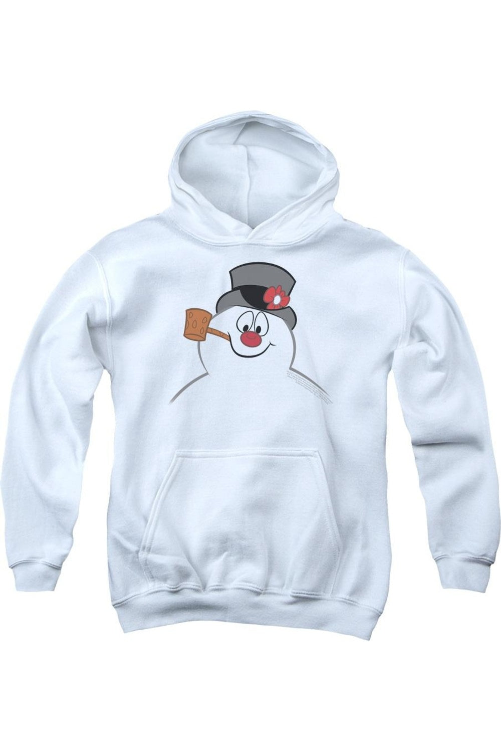 

Детская толстовка с капюшоном Frosty The Snowman и мордочкой Фрости Gildan, белый