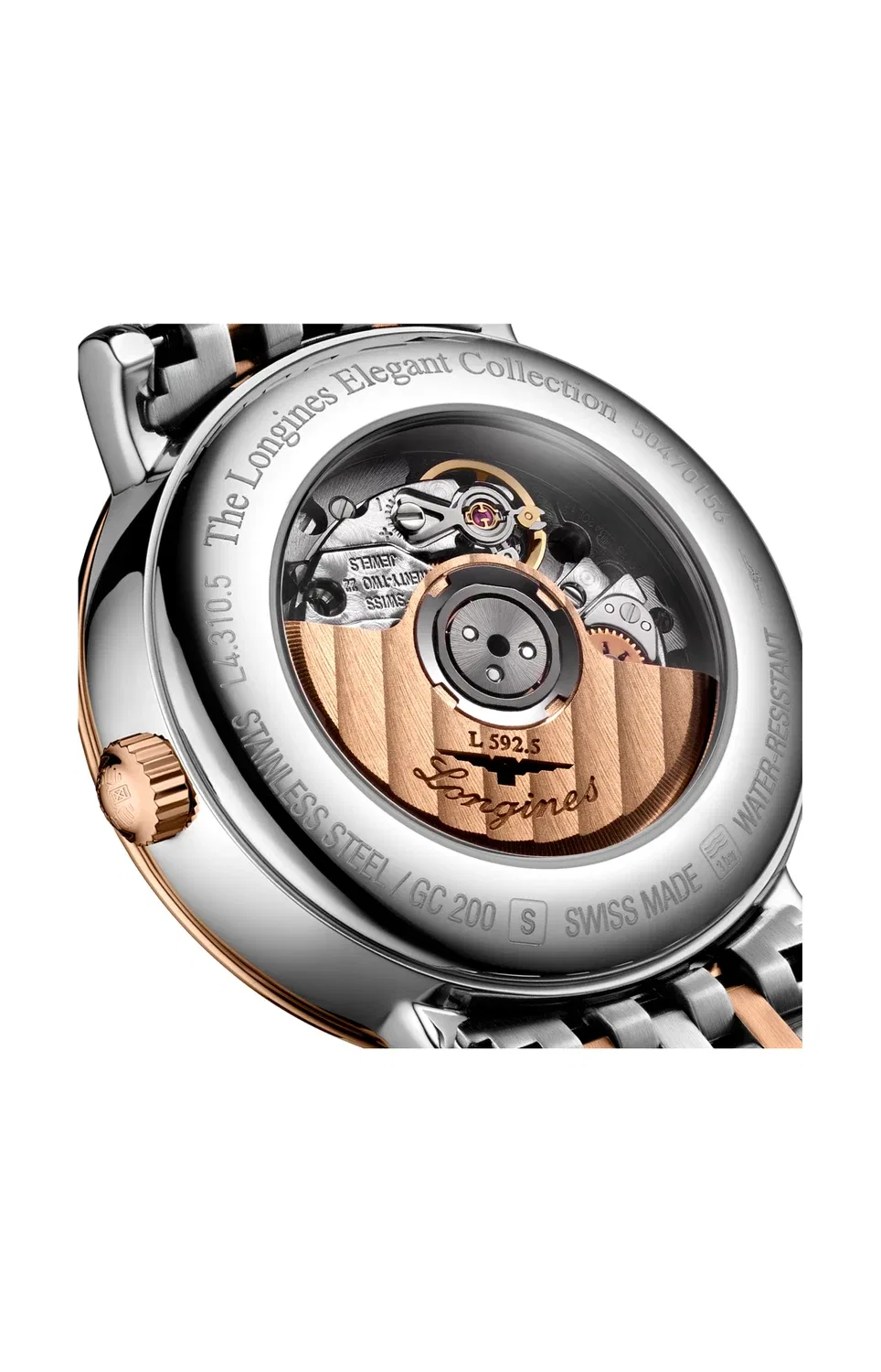 Коллекция LONGINES Elegant - L4.310.5.19.7, серебряный — фото 2