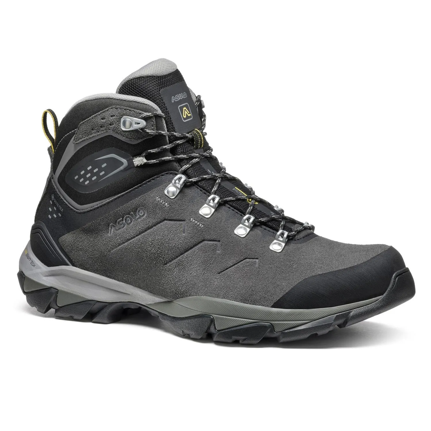 Акадия Средние Кроссовки для Походов GTX Мужские Asolo, Graphite/Black — фото 3