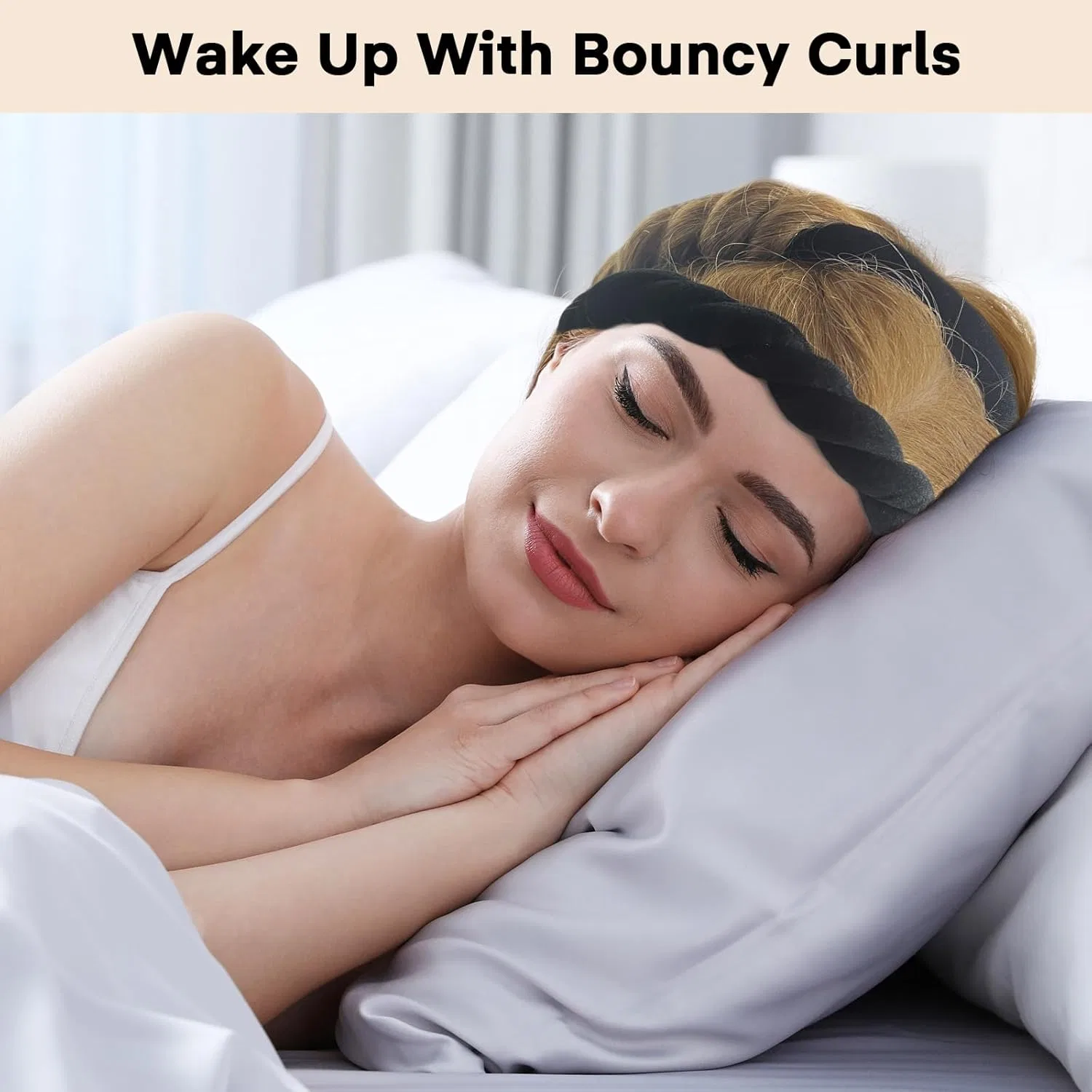 Набор для холодной завивки волос «Curls Overnight» 5 предметов Baolivi, Black — фото 2
