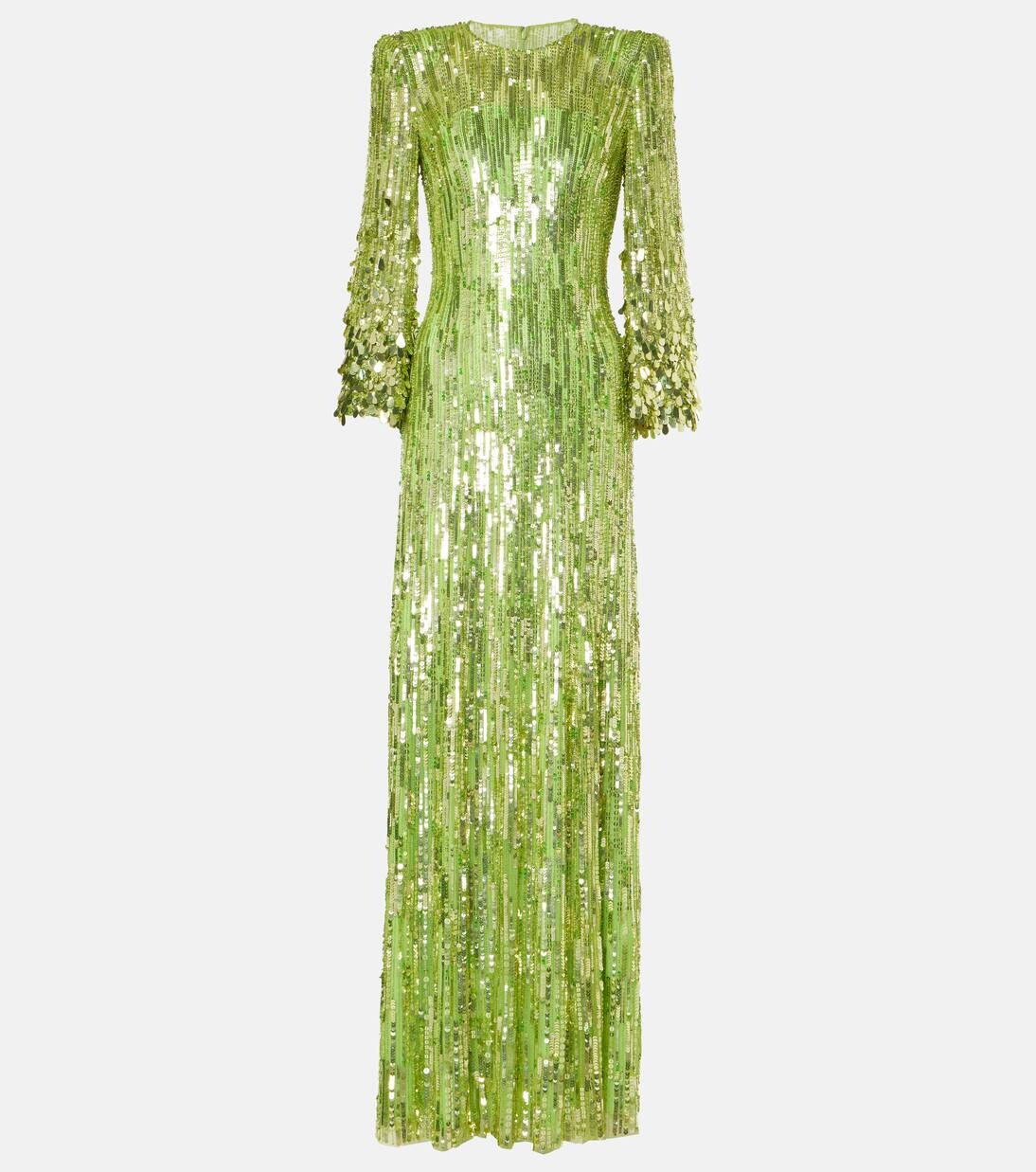 

Платье «Нимфа» с пайетками Jenny Packham, цвет kaffir lime