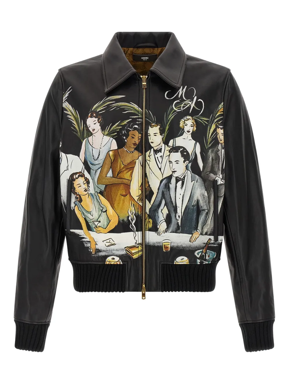 

Бомбер "Bar Scene" AMIRI, черный