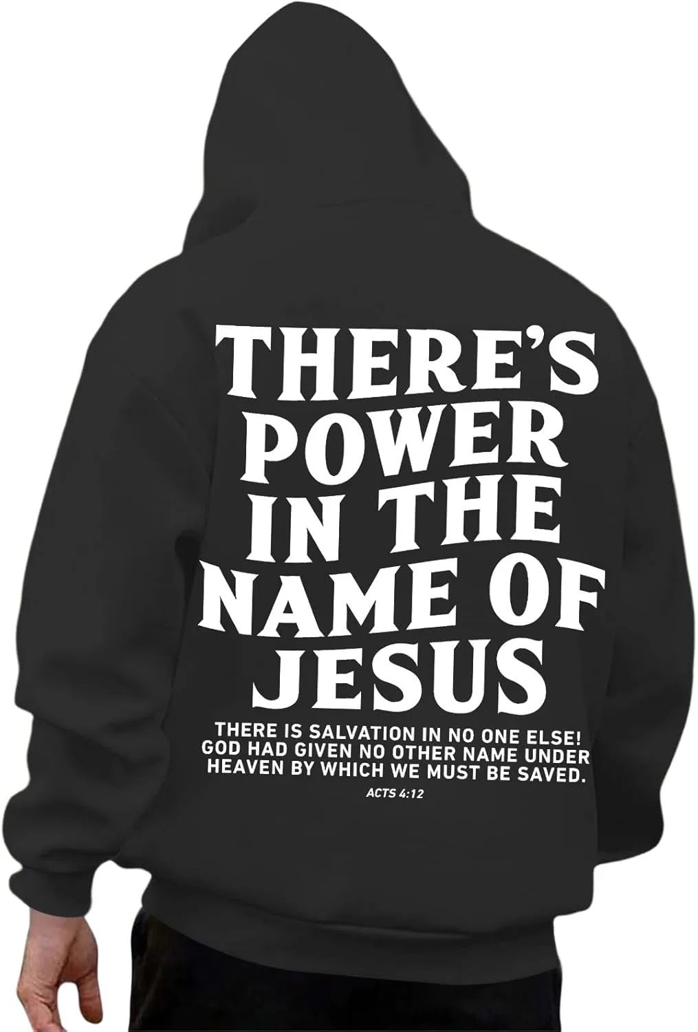 

Толстовка с капюшоном There's Power in the Name of Jesus, длинный рукав