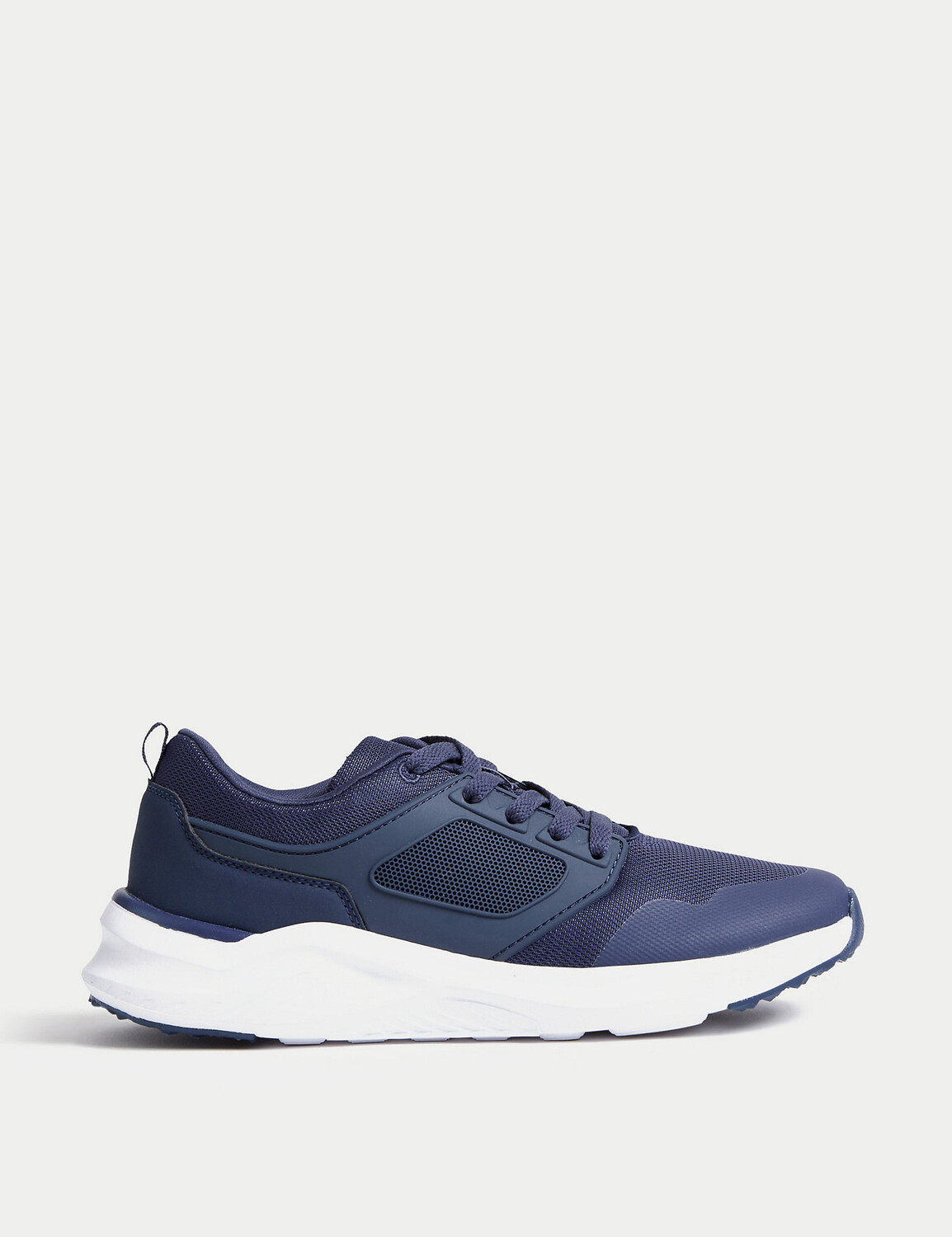 

Детские спортивные кроссовки Freshfeet на шнуровке (13 маленьких — 7 больших) Marks & Spencer, темно-синий