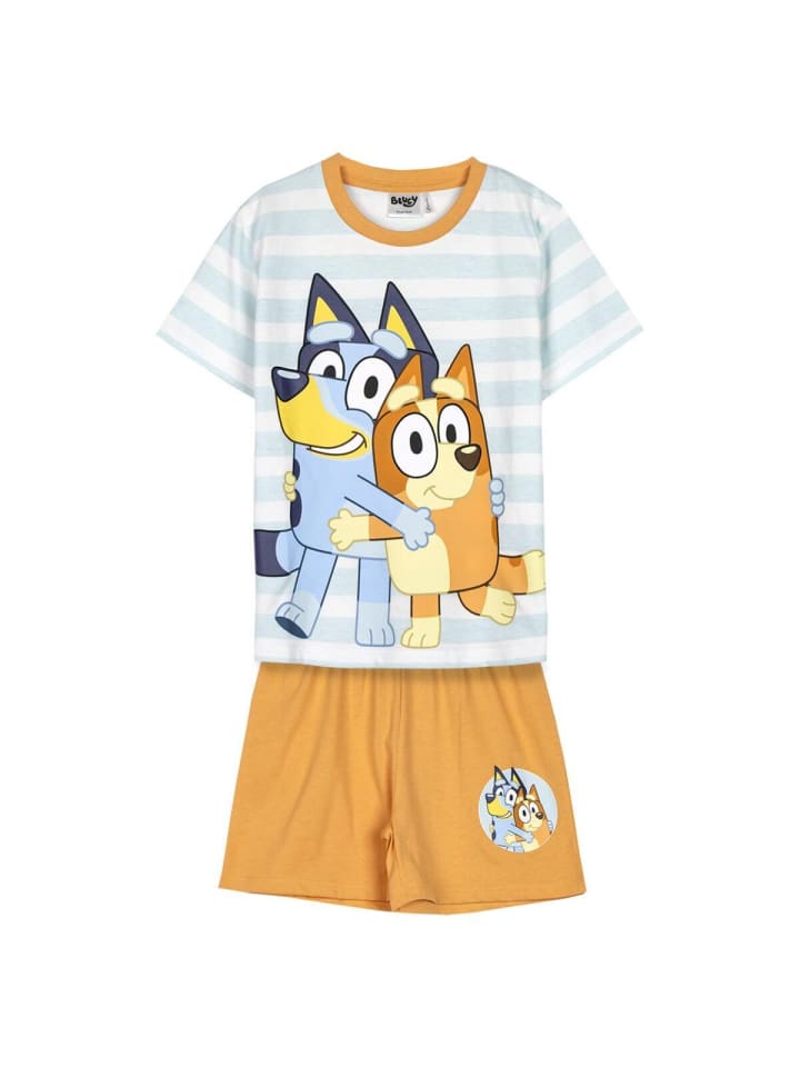 

Детская пижама, пижамный комплект, футболка и шорты, для детей от 2 лет Bluey