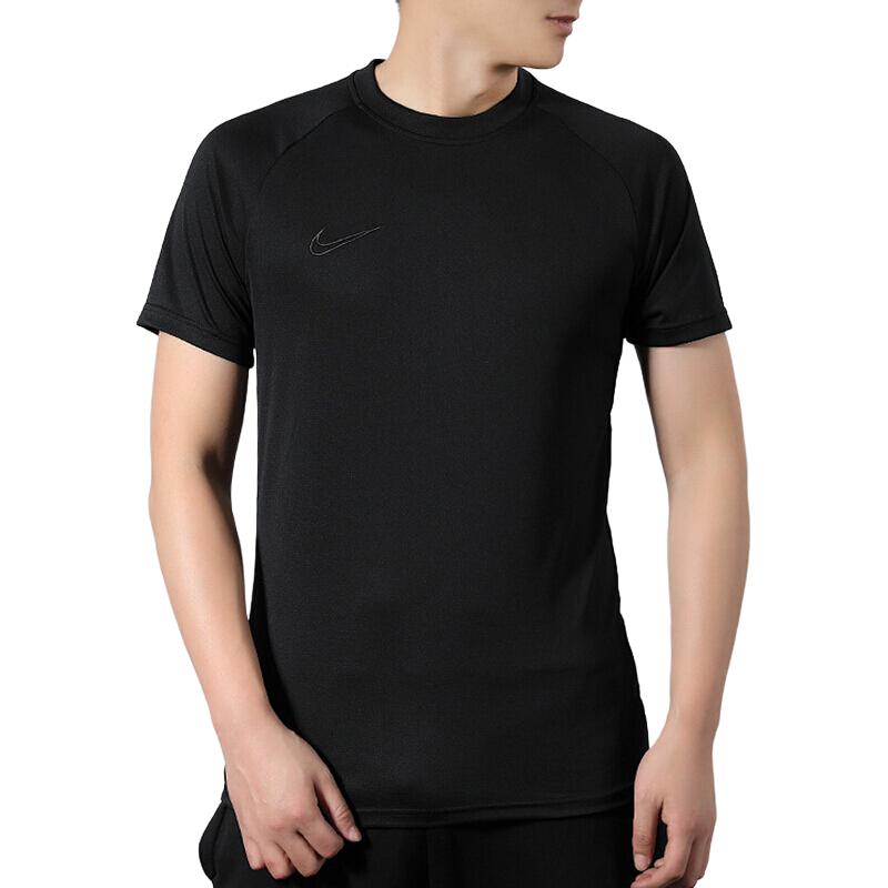 Nike Футболка мужская черная с круглым вырезом Moderate — фото 3