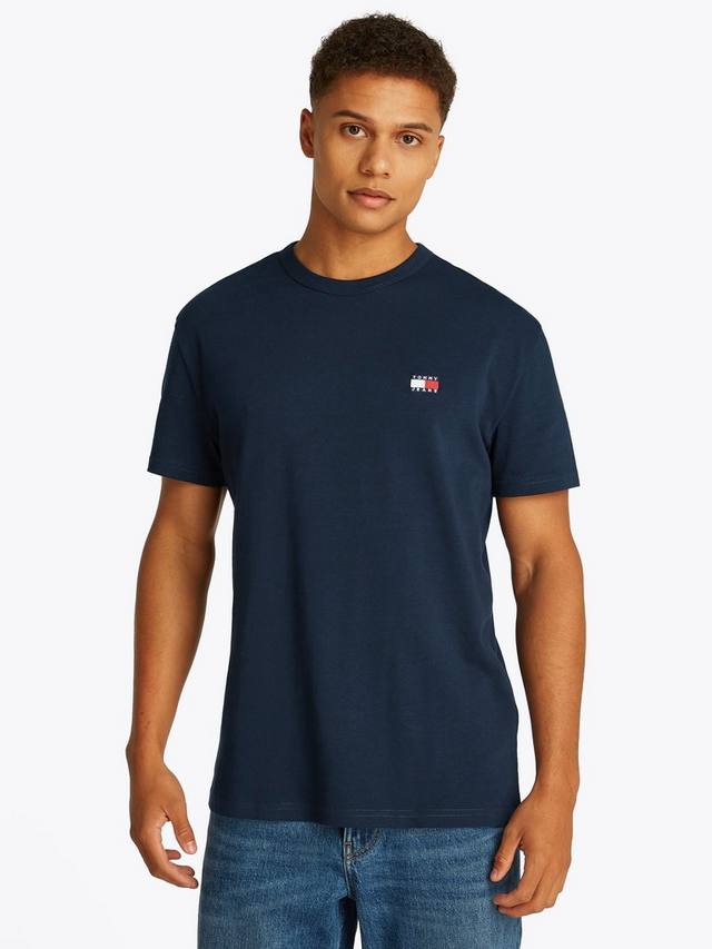 

Футболка с эмблемой обычного покроя Tommy Hilfiger, цвет Dark Night Navy