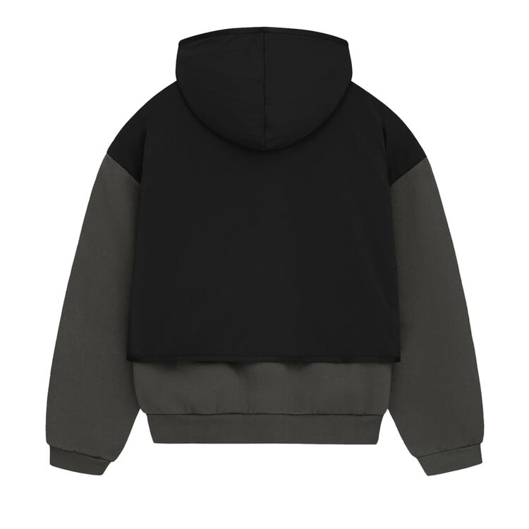 Свитер Fear Of God Essentials Fear of God Essentials Nylon Fleece Hooded 'Ink/Jet Black', черный — фото 3