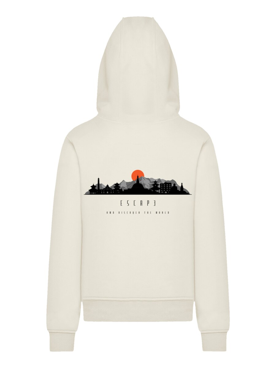 

Свитер F4NT4STIC Escape Discover the World Asian Town, от белого