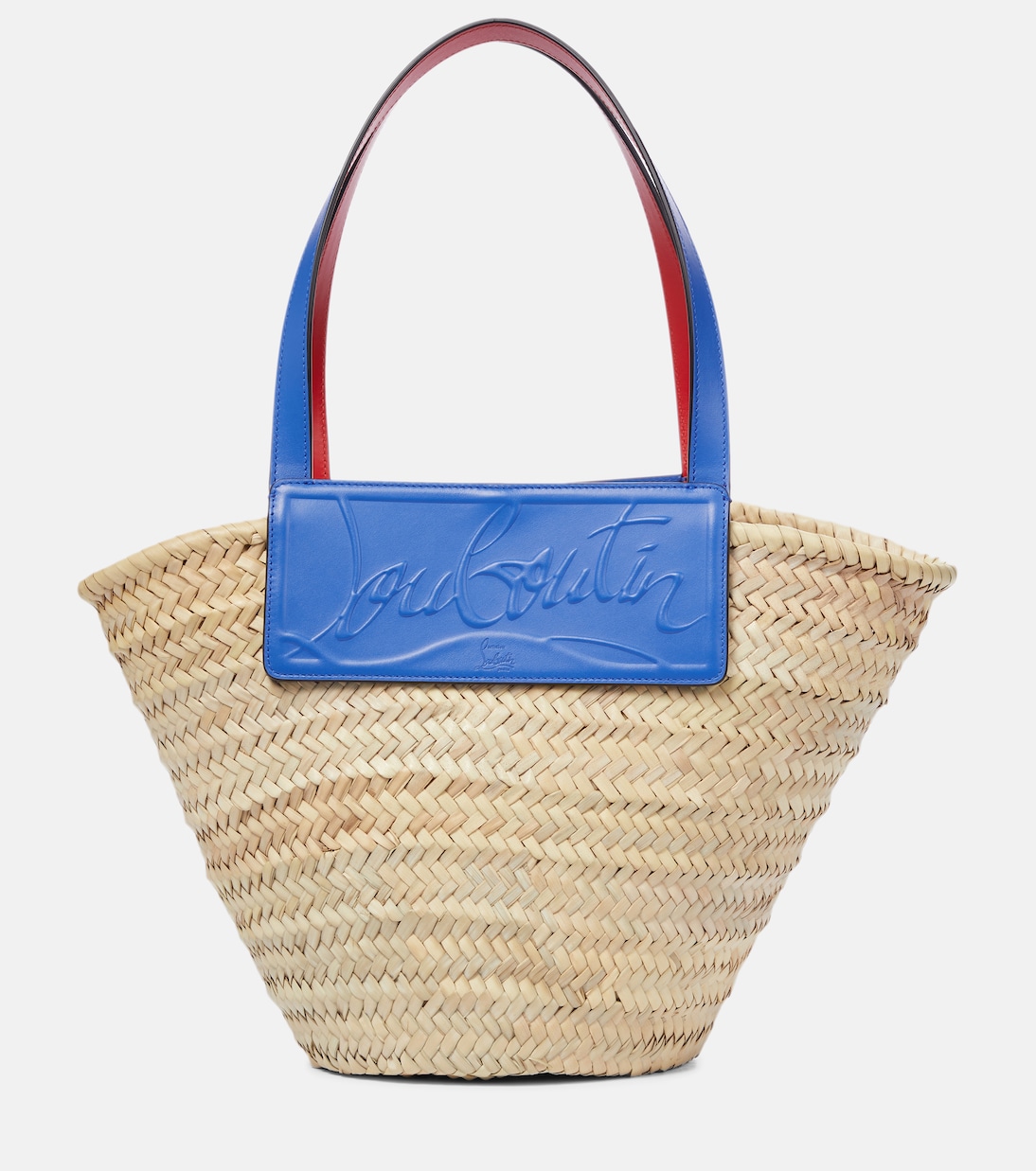

Плетеная сумка Loubishore Christian Louboutin, Naturel/Mogador